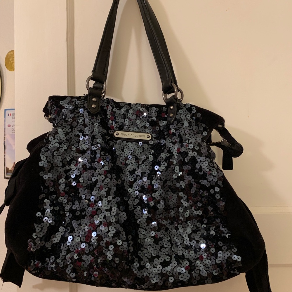 Authentic Juicy Couture Sequined bag! 🖤